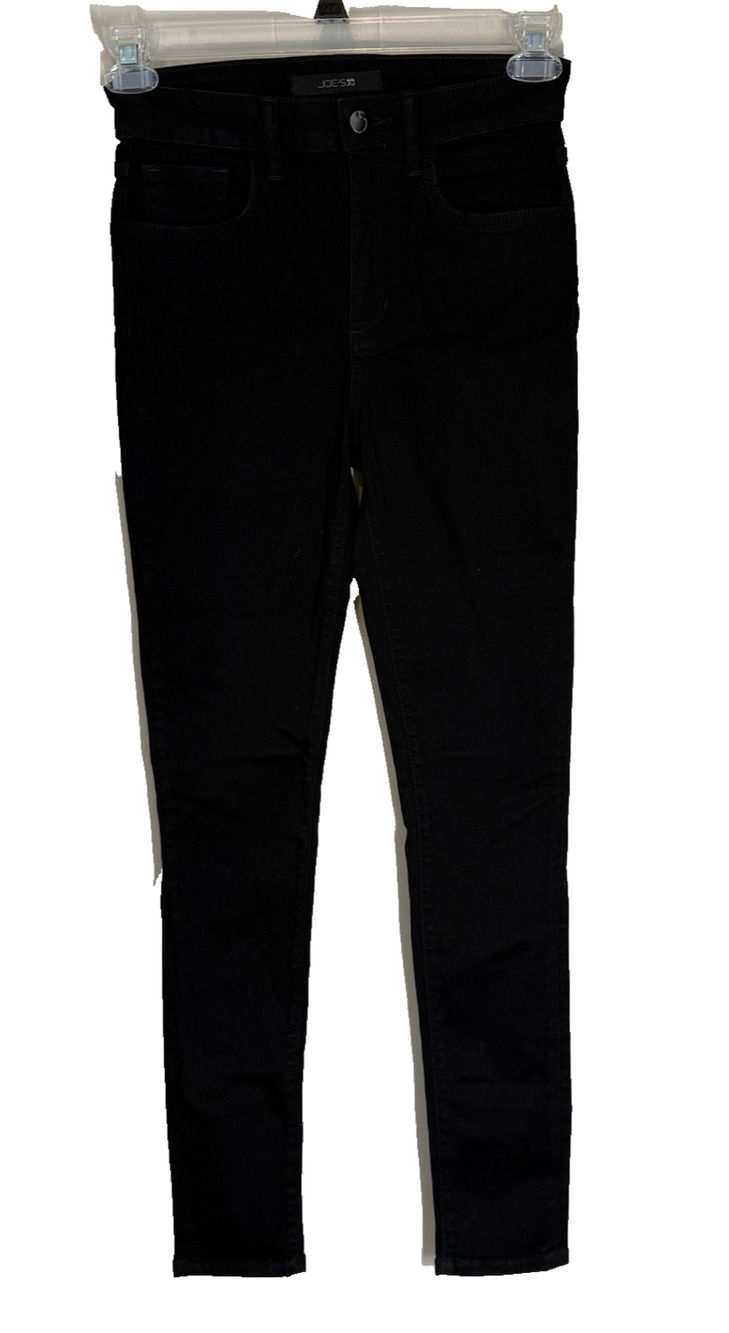 Joe's Jeans The Icon Mid-Rise Skinny Fit Ankle Jeans Black 25 NWOT